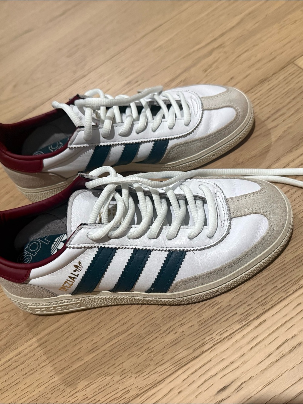 Adidas Rare Spezial Sneakers , white blue burgundy EU36